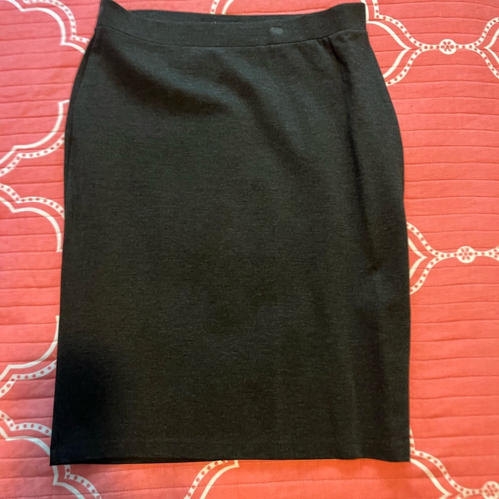 Liz Claiborne Classic Gray Pencil Skirt